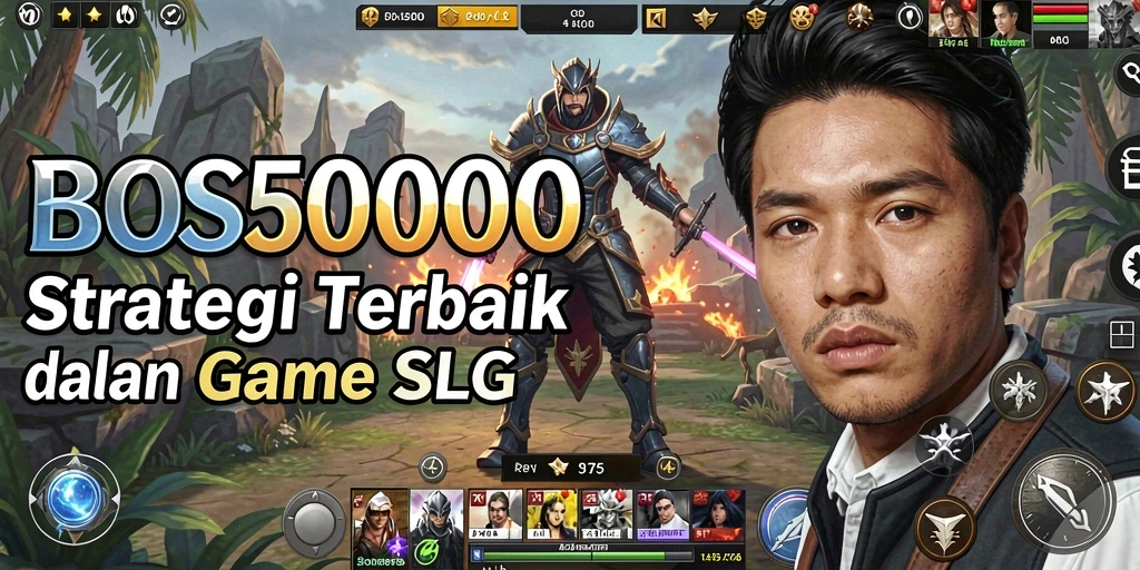 Screenshot gameplay BOS5000 menampilkan aksi pertempuran yang seru.