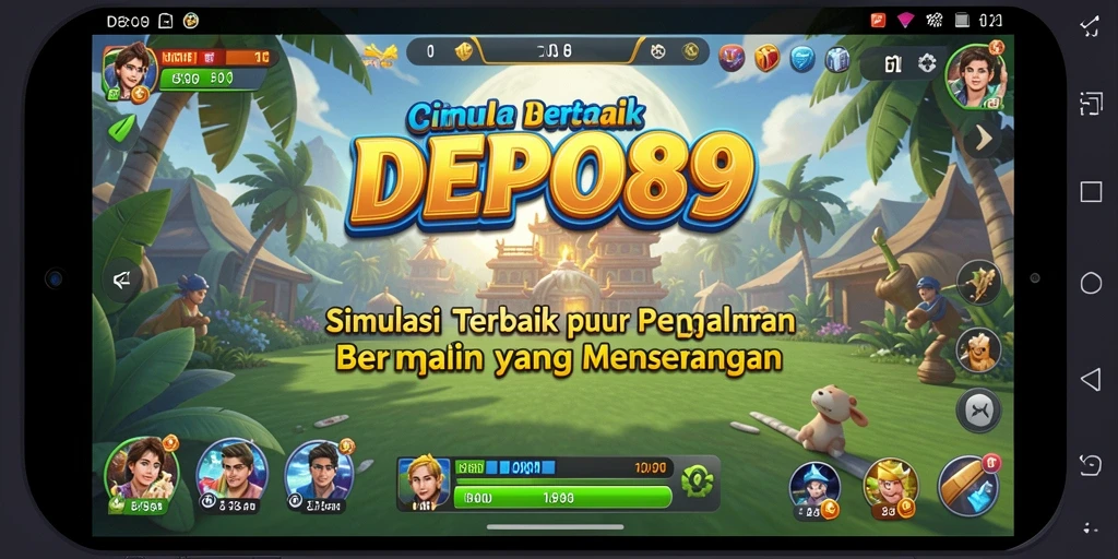 Tampilan gameplay menarik dari DEPO89 yang menampilkan simulasi yang mendalam.