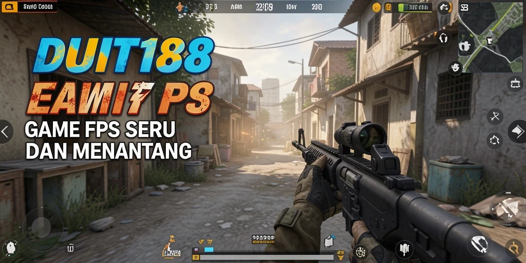 Gameplay seru action menembak di DUIT188