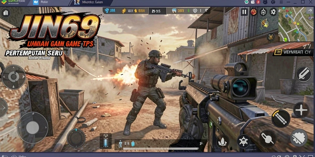 Tampilan gameplay seru di <strong>JIN69</strong> dengan pertempuran dinamis dan grafis menawan.
