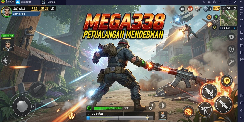 Tangkapan layar dari gameplay <strong>MEGA338</strong> yang mendebarkan di arena pertarungan.