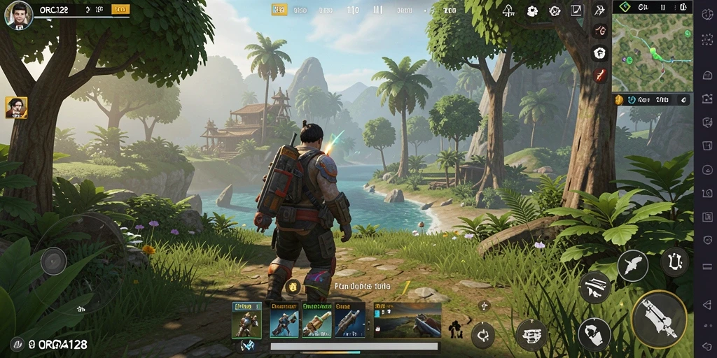 Tangkapan layar gameplay Open World dari ORCA128 yang memukau.