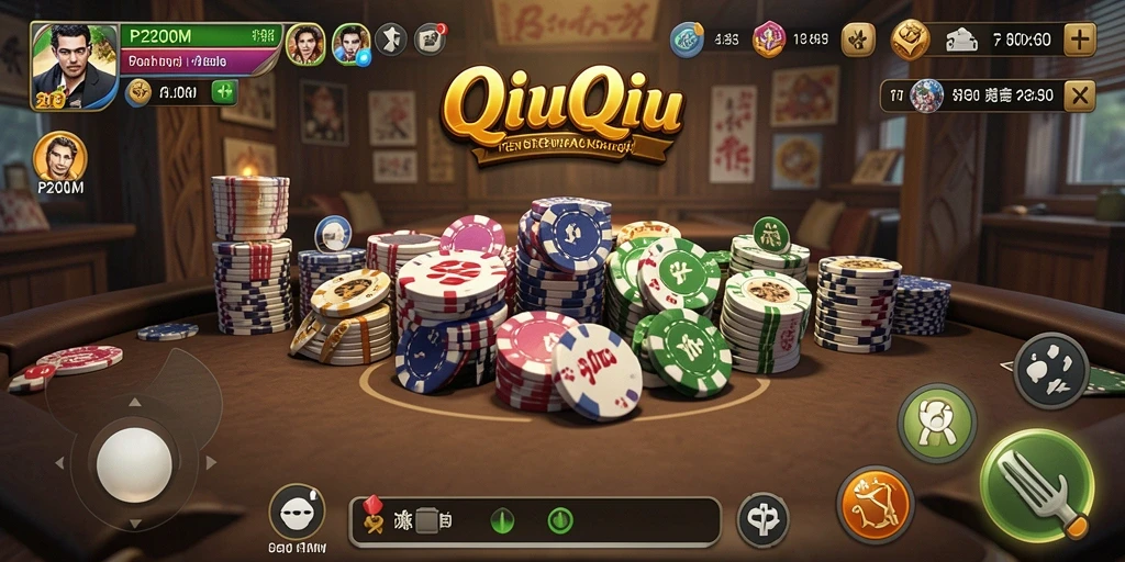 Gameplay QiuQiu seru dan menarik di P200M.