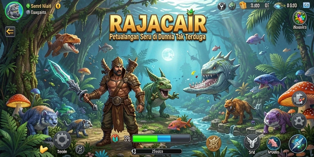 Screenshot gameplay RAJACAIR yang memukau saat petualangan berlangsung.