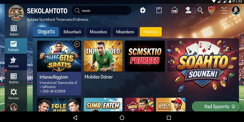 Tampilan gameplay menarik dari SEKOLAHTOTO pada taruhan olahraga.