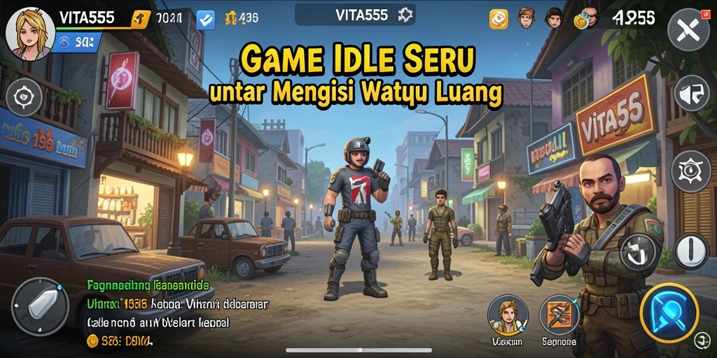 Tampilan gameplay VITA555 menampilkan aksi seru dan grafis menarik.